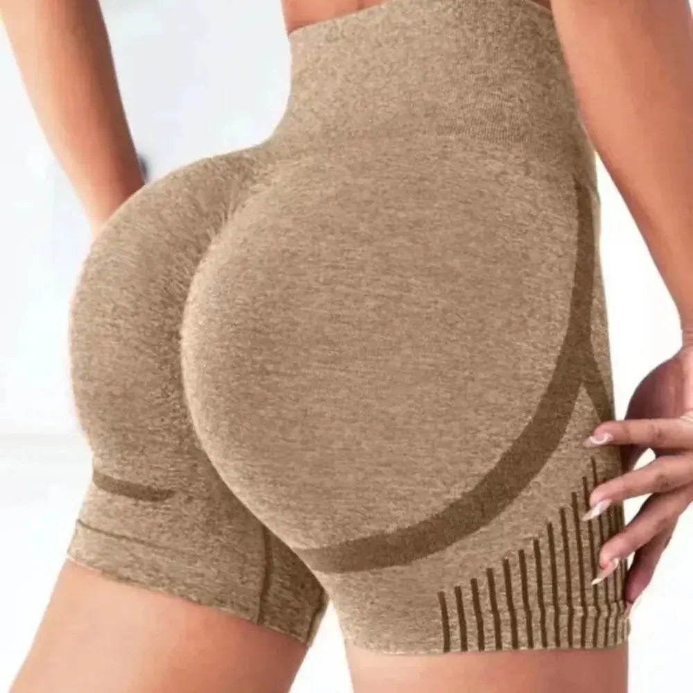 Women High Waist Yoga Shorts