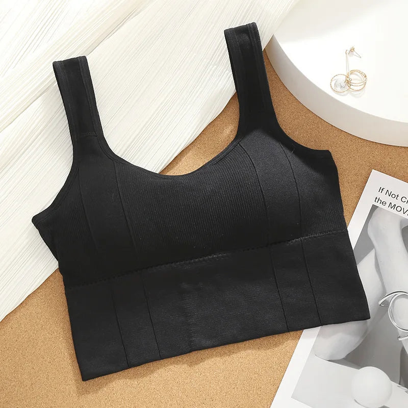 Seamless Sports Bra Breathable Fitness Crop Top