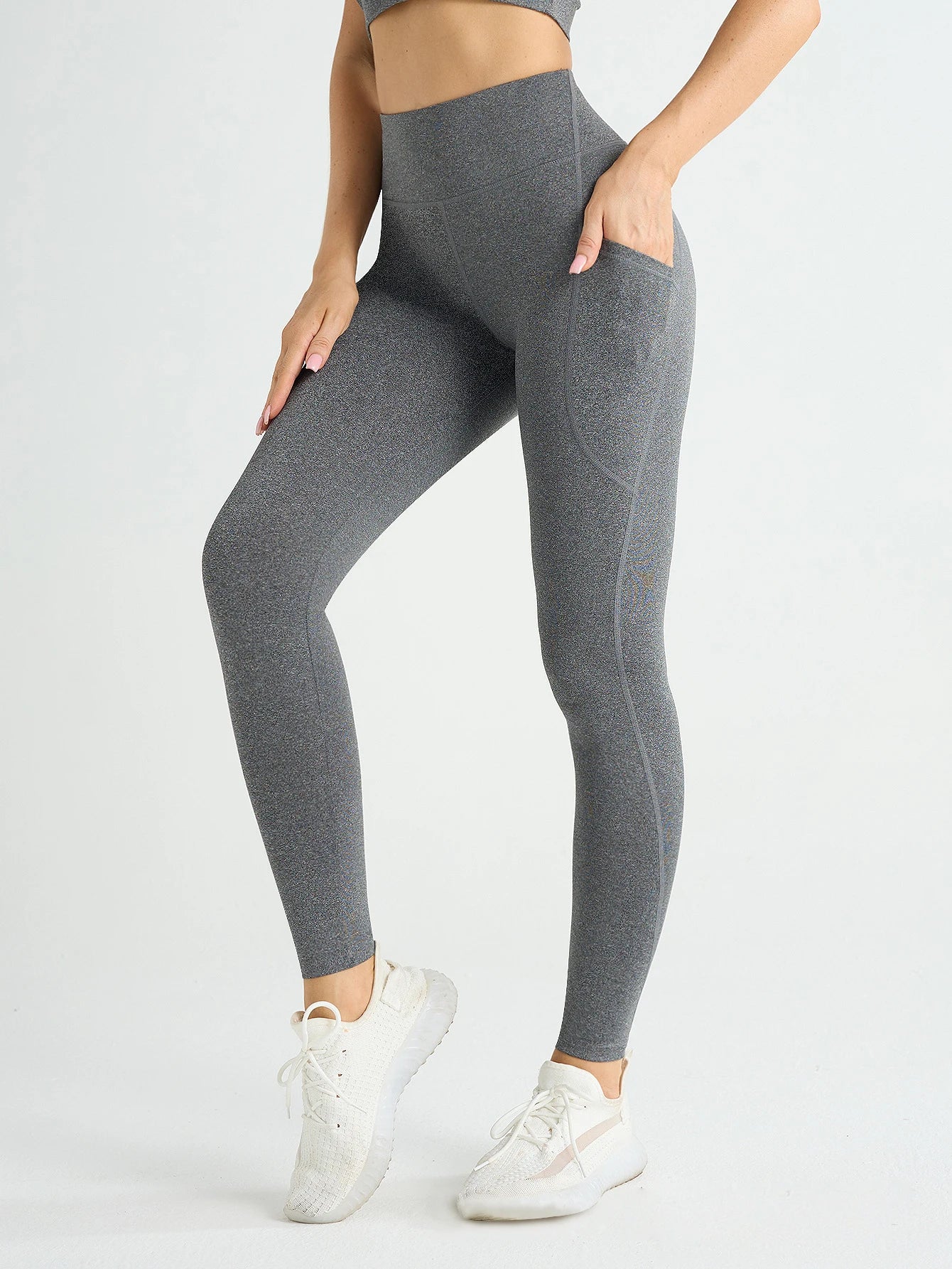 High-Waist Pocketed Yoga Leggings