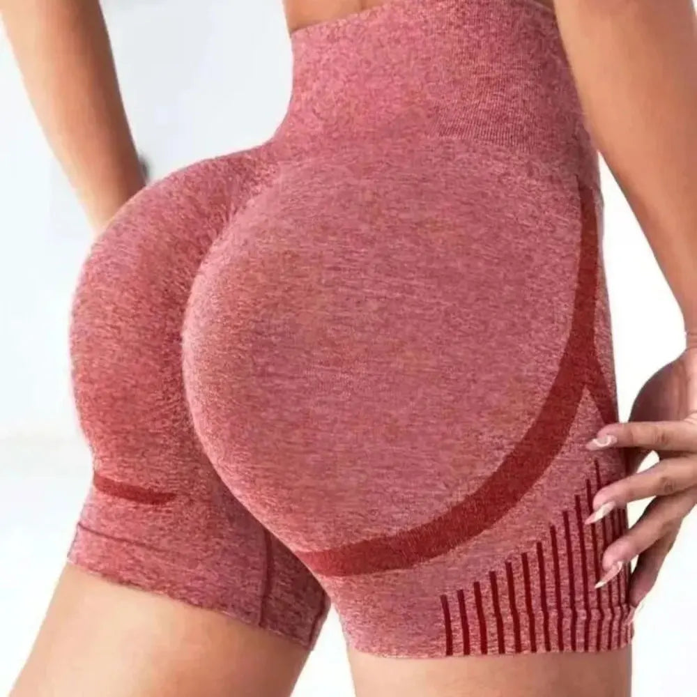 Women High Waist Yoga Shorts