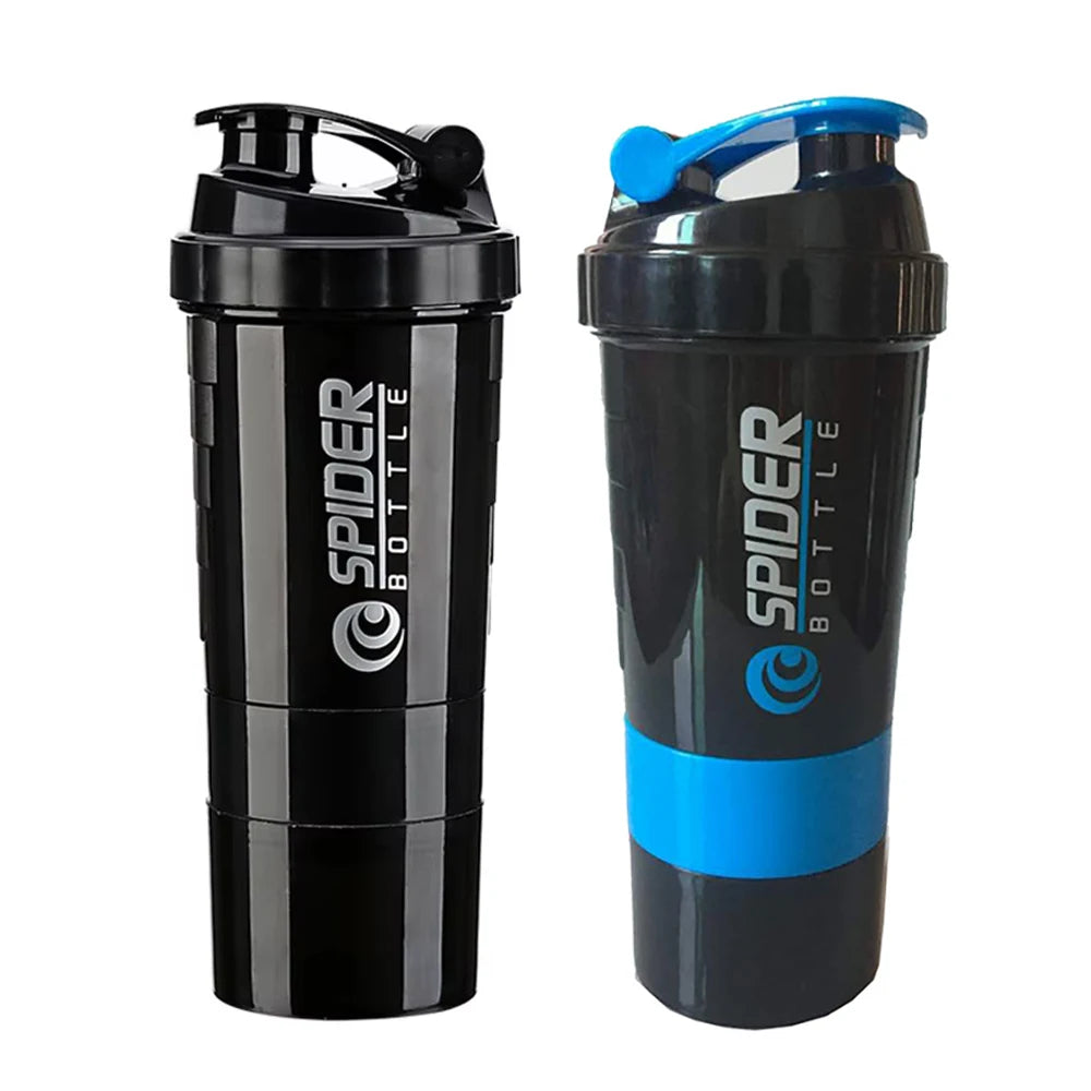 3 Layers Shaker Protein Bottle Powder Shake Cup