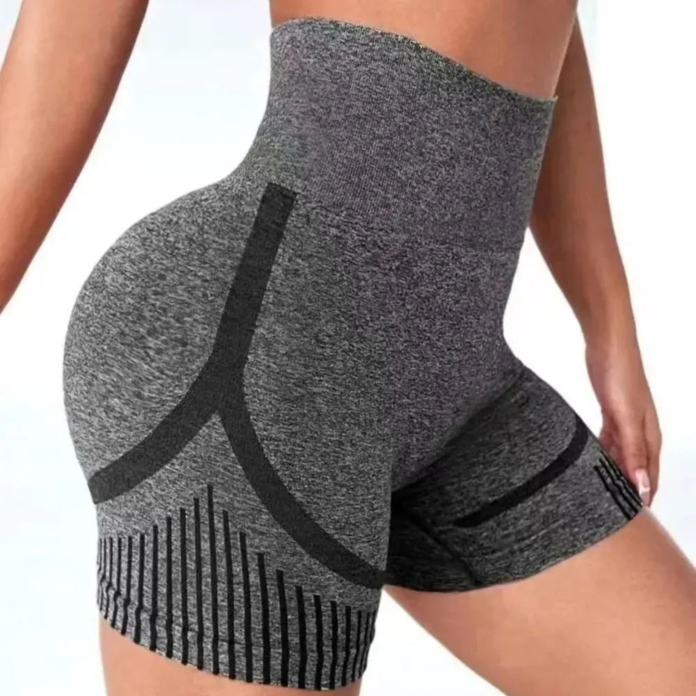 Women High Waist Yoga Shorts