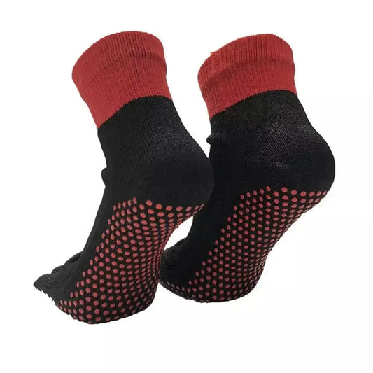 "Cut-Resistant Beach Grip Socks"